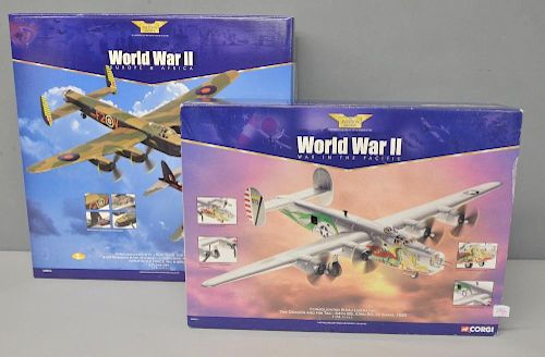 Corgi Aviation Archive Avro Lancaster AA99133, scale 1:72 and The Dragon and his Tail AA34001, scale