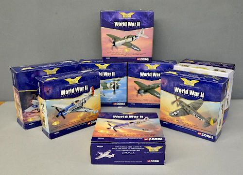 Corgi Aviation Archive World War II models, (9), all boxed