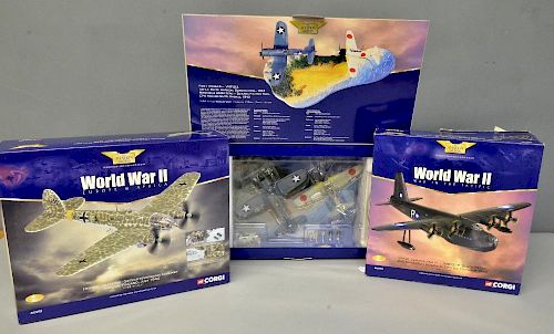 Corgi Aviation Archive World War II Series Heinkel AA33702, Corsair AA 99120 and Short Sunderland AA