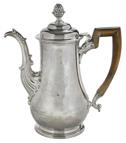 George II Irish Silver Coffee Pot