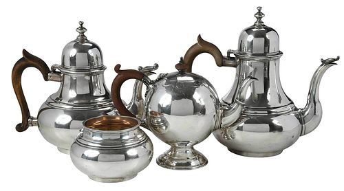 Four Pieces English Silver Hollowware