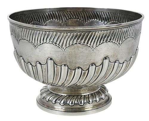 English Silver Footed Bowl