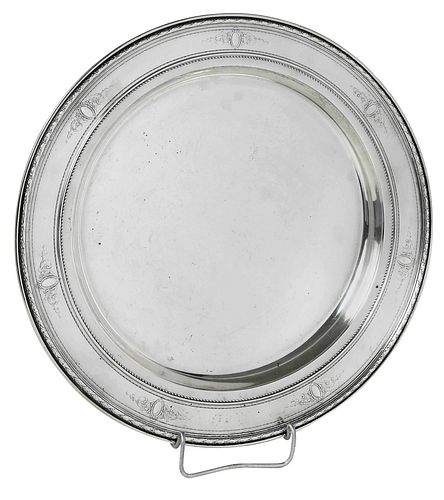 Reed & Barton Round Sterling Tray