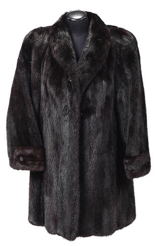 Car Length Mink Fur Coat