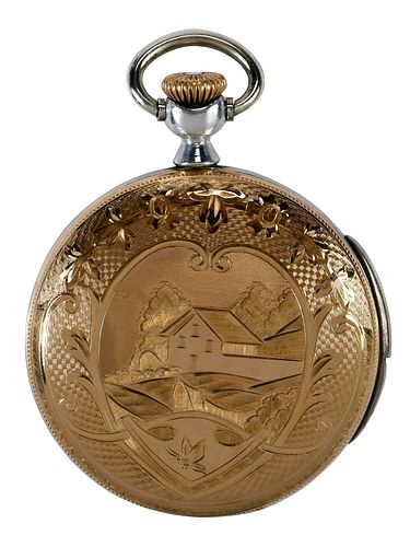 G.L. Guinand Minute Repeater Pocket Watch 