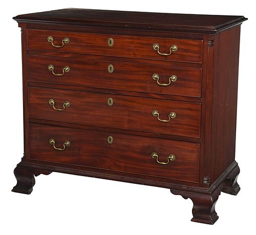 Pennsylvania Chippendale Mahogany Chest of Drawers