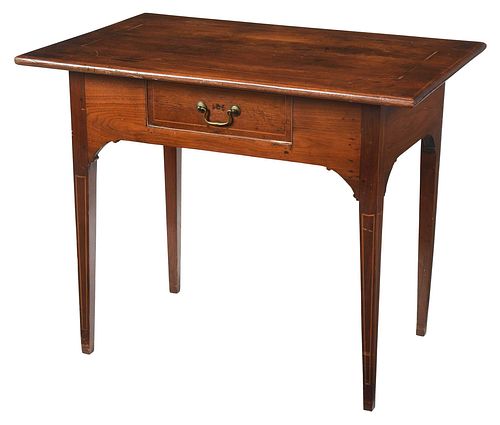 Southern Federal Inlaid Walnut Writing Table
