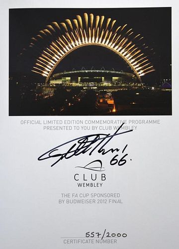 Club Wembley hardback official limited edition FA Cup commemorative football programme, 557/2000, Ch