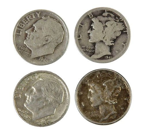 Approximately $245 Face Value Silver Dimes