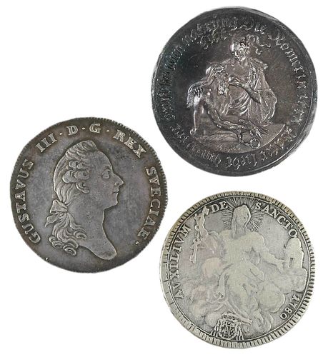 Three Foreign Silver Coins