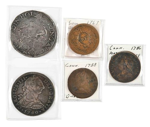 Five Coins of Early America 