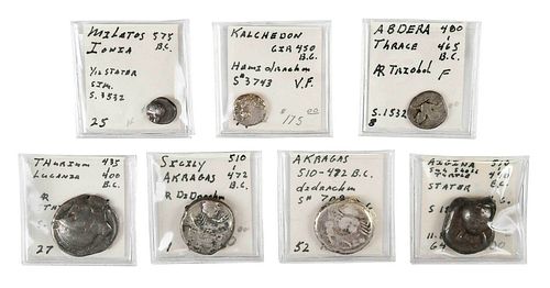 Seven Early Ancient Coins 