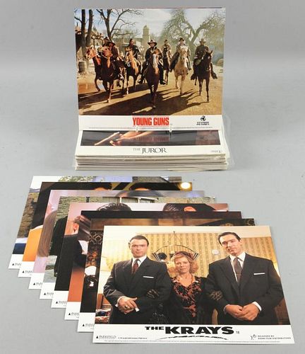 15 Movie Front of House sets including The Krays, The Lover, The Juror, Jerry Maguire, Young Guns, S