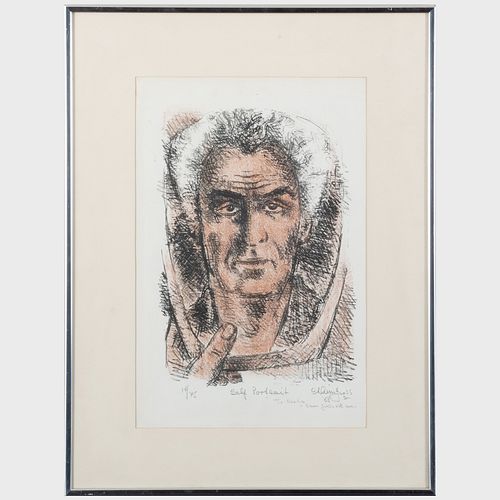 Chaim Gross (1904-1991): Self Portrait