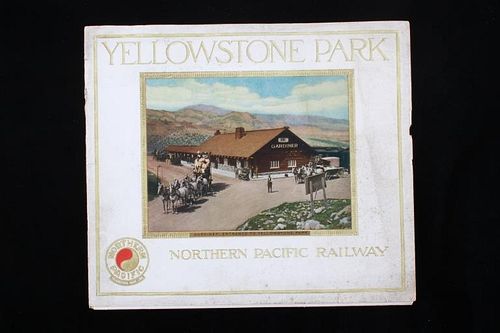 C. 1915 Yellowstone Natl. Park N. Pacific RR Book