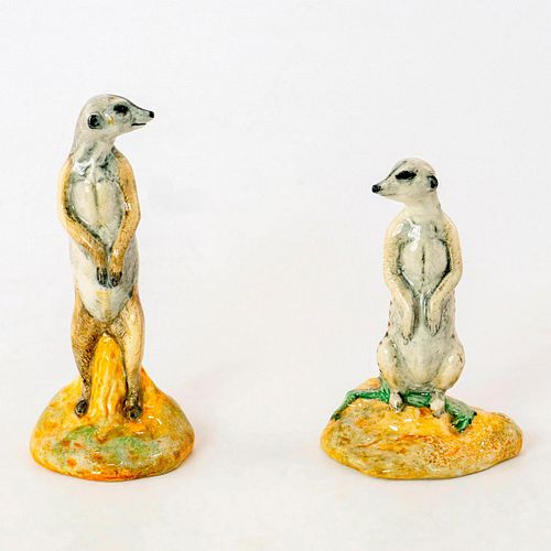 Pair Of John Beswick Figurines, Meerkats