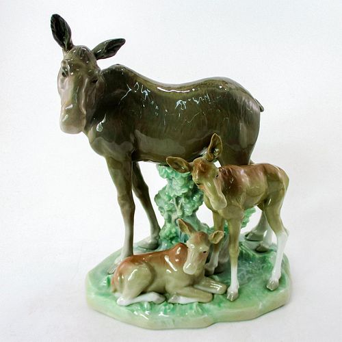 Moose Family 1005001 - Lladro Porcelain Figurine