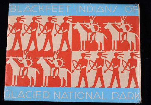 "Blackfeet Indians Of Glacier National Park"