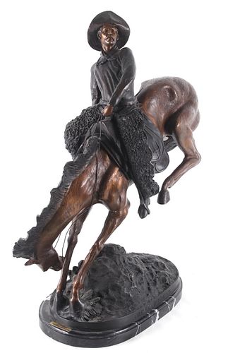 Large Remington (1861-1909) The Outlaw Bronze