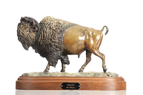 Bison Bronze by Eric Thorsen (American b. 1967)
