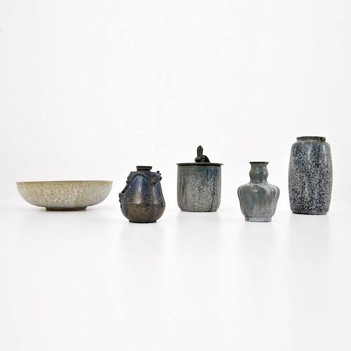 Arne Bang Vessels, Collection of 5