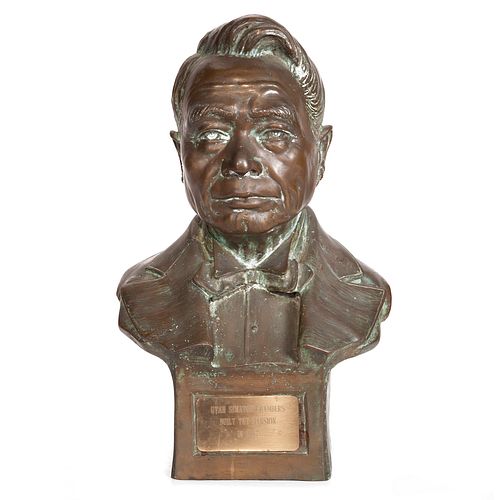 Bronze Bust of Utah Senator Richard Chambers
