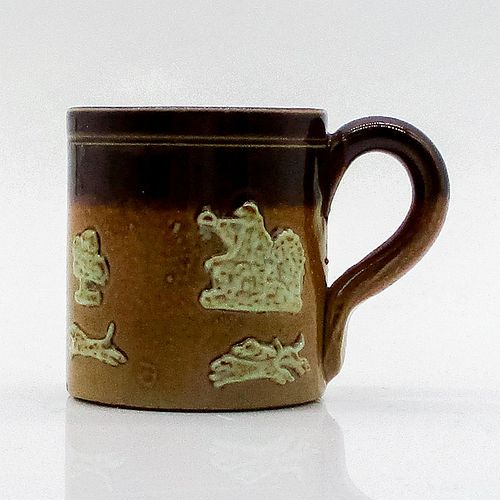 Vintage Doulton Lambeth Stoneware Miniature Cup