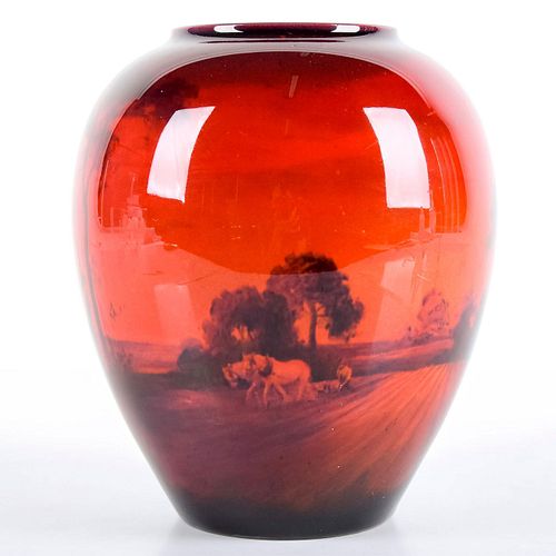 Royal Doulton Percy Curnock Sung Flambe Vase