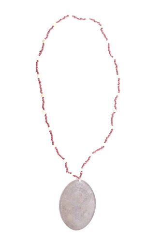 Treaty of Greeneville Medal Trade Bead Necklace
