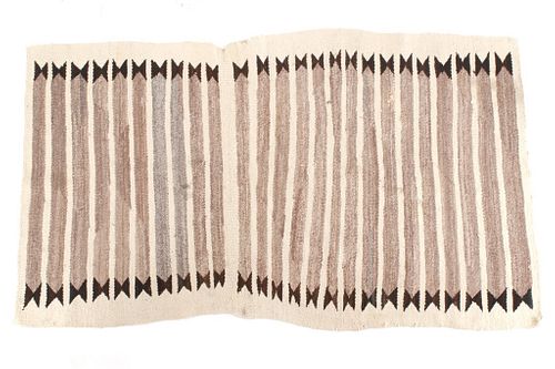 Navajo Stepped Banded Chinle Rug c. 1950's