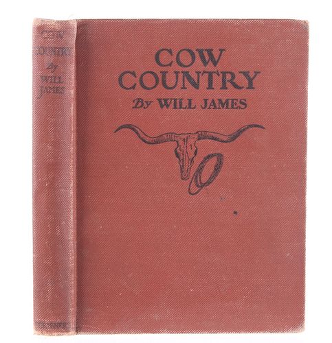 1927 1st Ed Cow Country By Will James