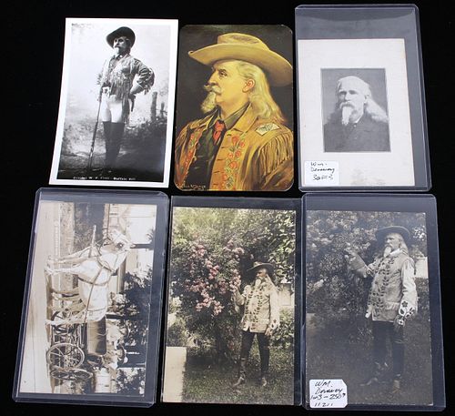 Buffalo Bill Cody & William Deveny Postcards
