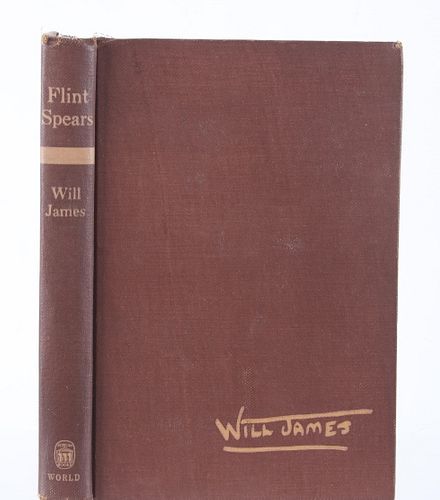 1946 1st Ed. Will James Book Flint Spears