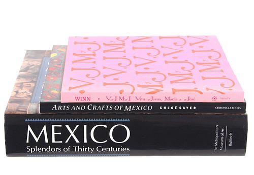 Collection of Books on Mexico Arts Crafts & Toys