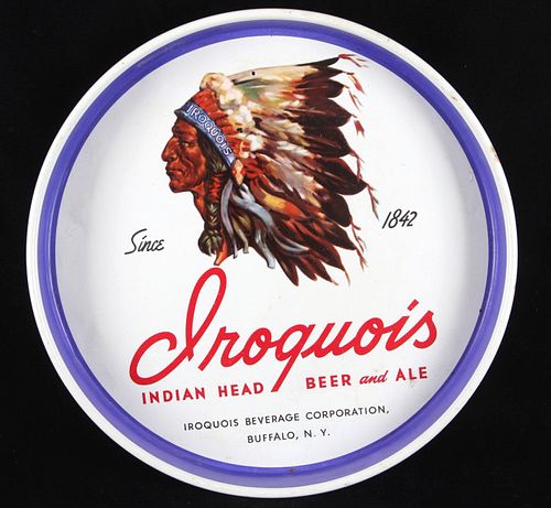 Iroquois Indian Head Beer And Ale Tray