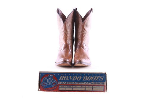 Hondo Boots In Original Box Men's Size 9 C. 1970