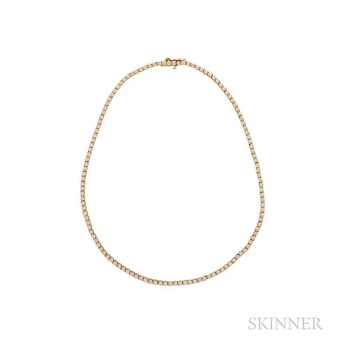 Tiffany and Co. 18kt Gold and Diamond Necklace