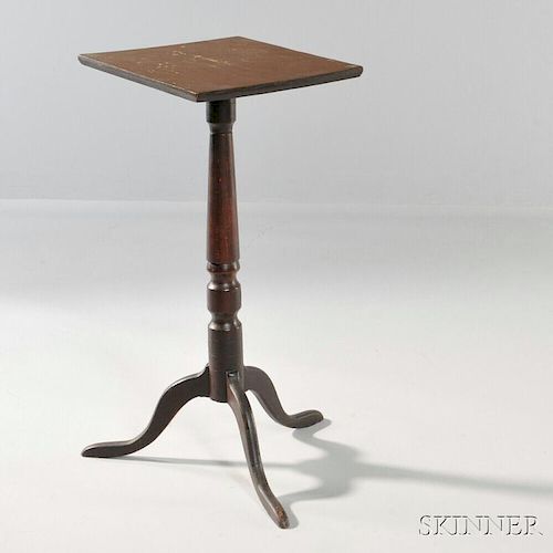 Small Brown-painted Candlestand