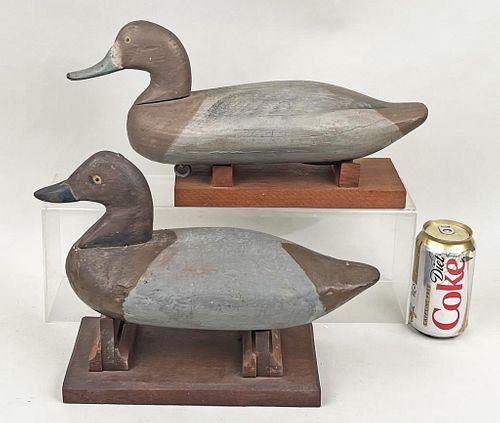 Two Carved and Painted Duck Decoys