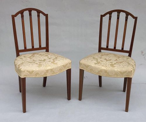 Pair Seymour Style Boston Sheraton Side Chairs