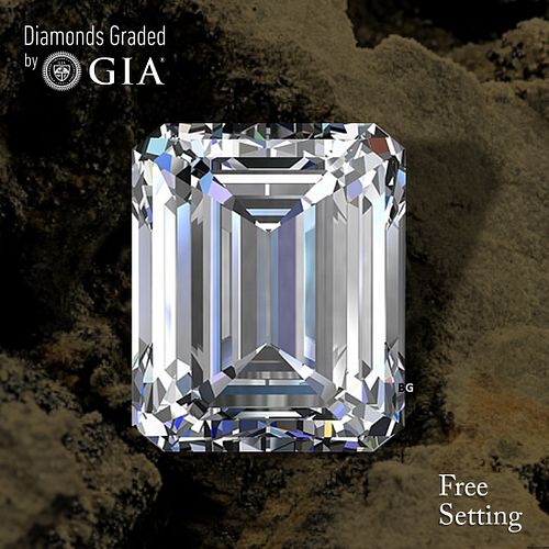 1.70 ct, E/VVS1, Emerald cut GIA Graded Diamond. Appraised Value: $57,000 