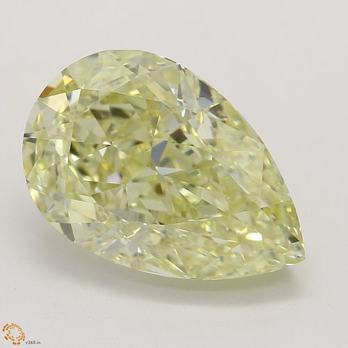 3.03 ct, Natural Fancy Yellow Even Color, VS1, Pear cut Diamond (GIA Graded), Appraised Value: $111,700 