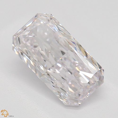 1.01 ct, Natural Faint Pink Color, VS2, Radiant cut Diamond (GIA Graded), Appraised Value: $61,400 