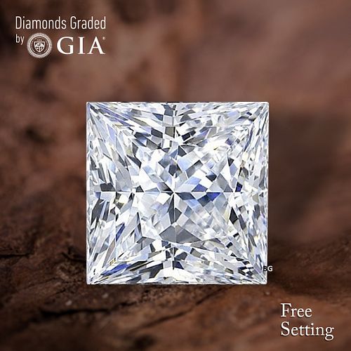 3.02 ct, H/VVS1, Princess cut GIA Graded Diamond. Appraised Value: $156,200 