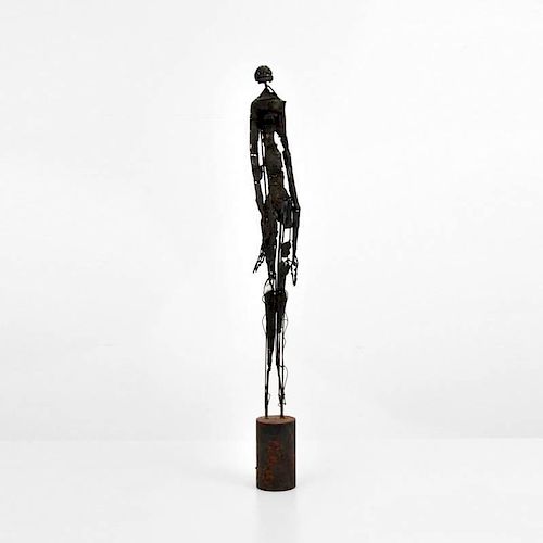 Tall Modernist Figural Sculpture