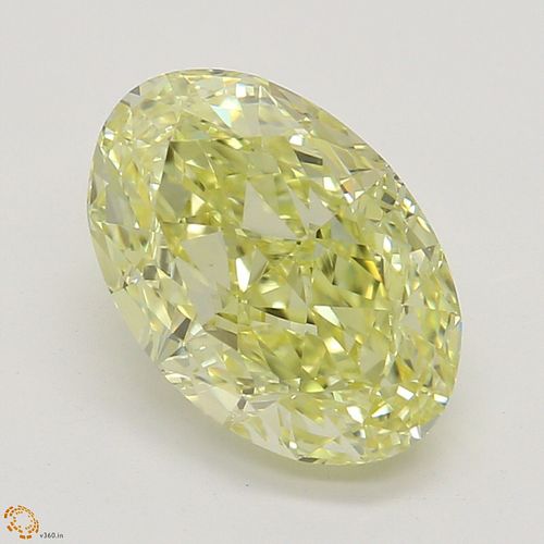 1.51 ct, Natural Fancy Yellow Even Color, VS2, Oval cut Diamond (GIA Graded), Appraised Value: $36,900 