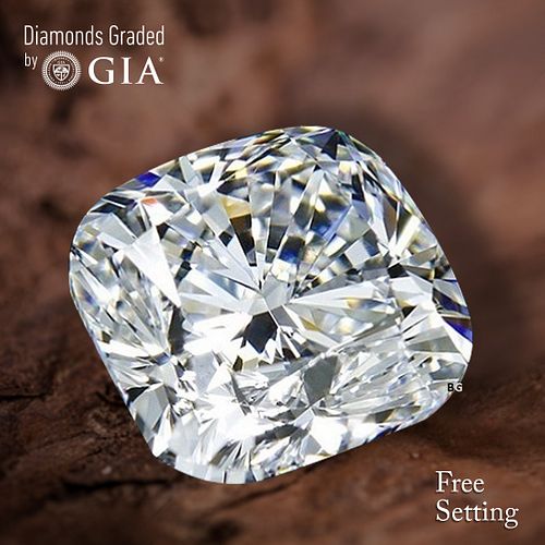NO-RESERVE LOT: 1.50 ct, E/VVS1, Cushion cut GIA Graded Diamond. Appraised Value: $50,300 