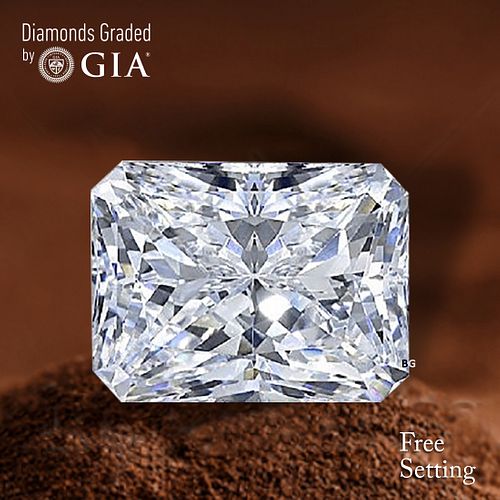 3.01 ct, G/IF, Radiant cut GIA Graded Diamond. Appraised Value: $225,700 