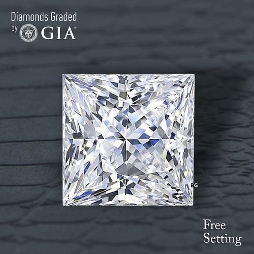 4.01 ct, I/VVS2, Princess cut GIA Graded Diamond. Appraised Value: $198,400 