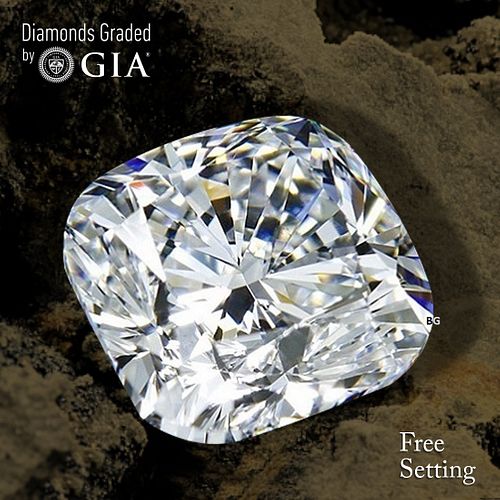 4.24 ct, D/VVS2, Cushion cut GIA Graded Diamond. Appraised Value: $477,000 
